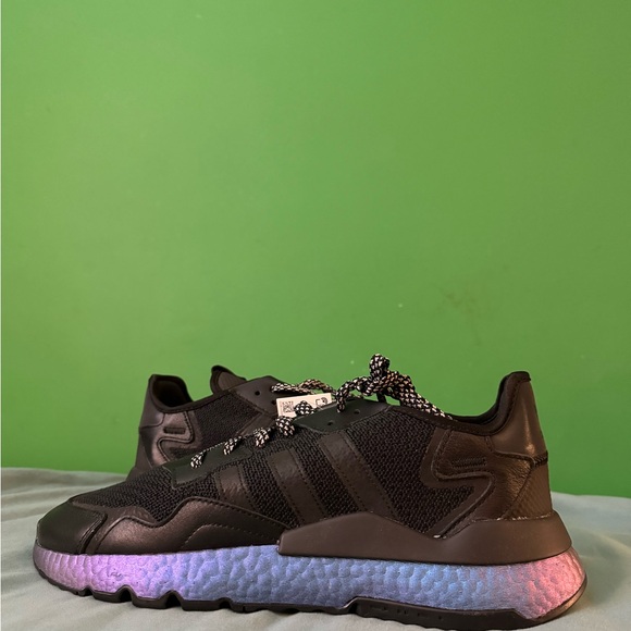 Adidas Nite Jogger Black Metallic Boost Size 13 - Main Image